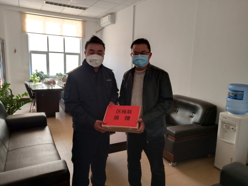 向帮扶村捐赠口罩