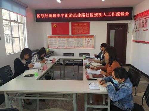 区委常委、区委宣传部李劲部长调研我区残疾人工作-1